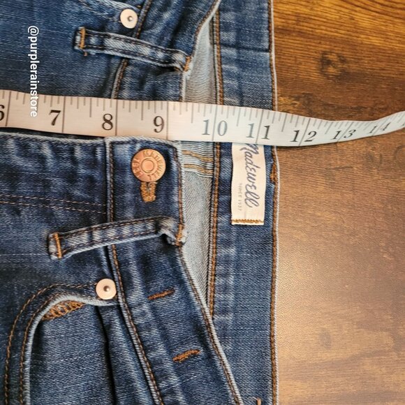Madewell Jeans 27 High Riser Skinny Davis Wash B7131 Stretch Denim - Picture 8 of 11